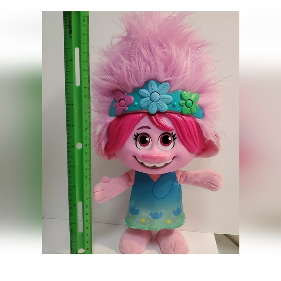 Dream Works Poppin Poopy Sing & Light Troll Doll - Picture 9 of 9